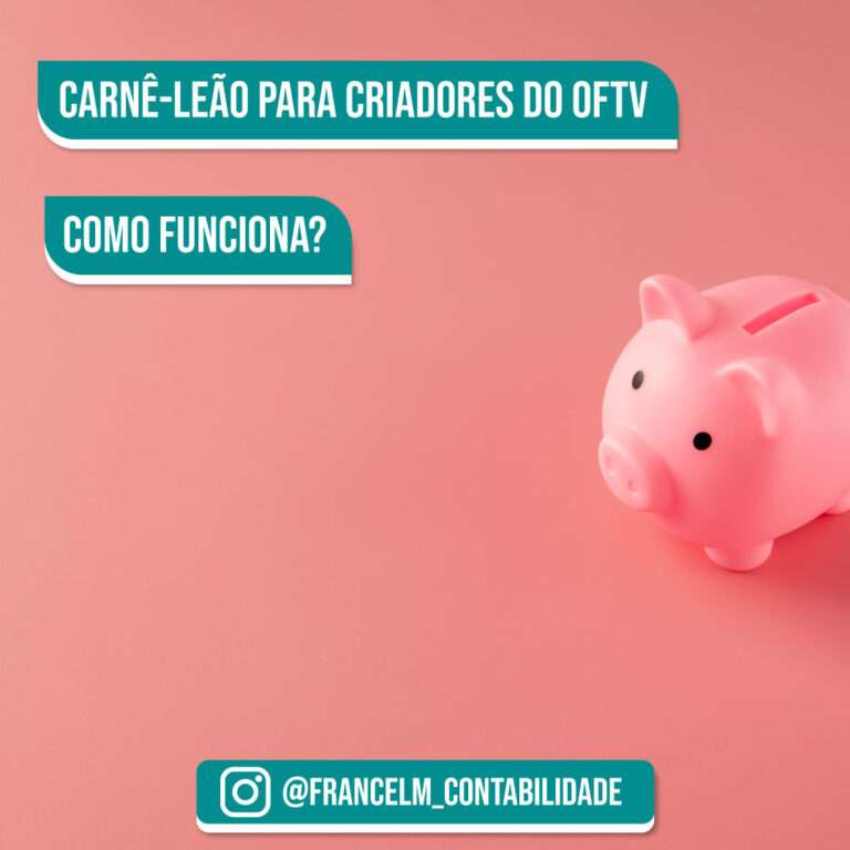 Carnê-leão para criadores do Oftv: Como funciona?