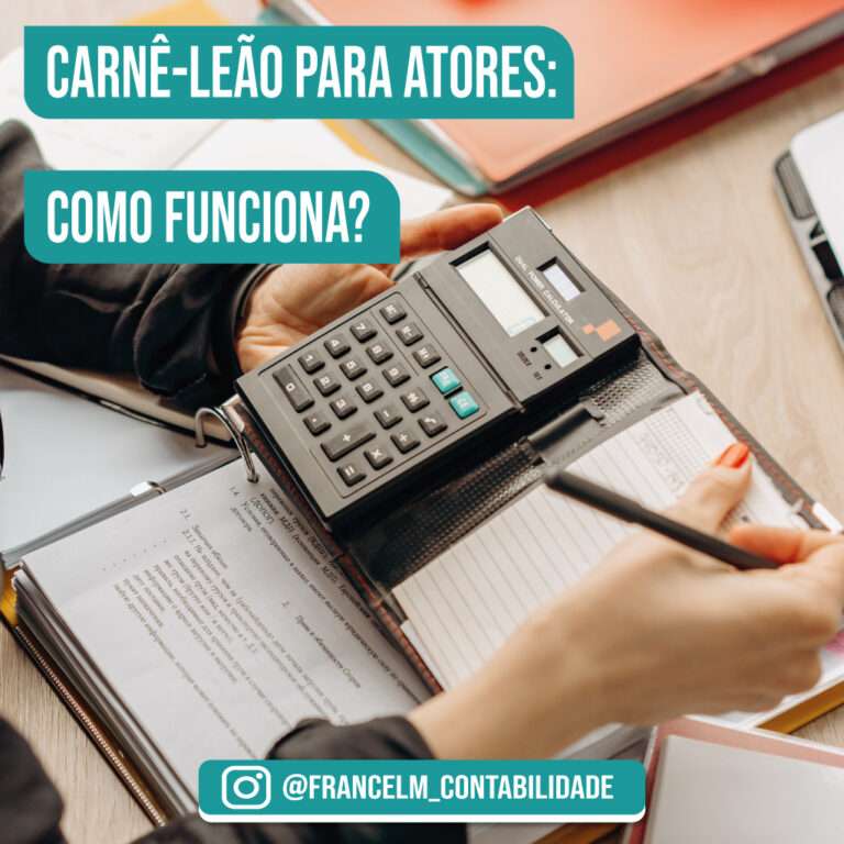 Carnê-leão para atores: Como funciona?