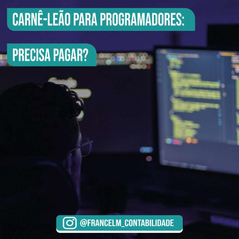 Carnê-leão para programadores: Precisa pagar?